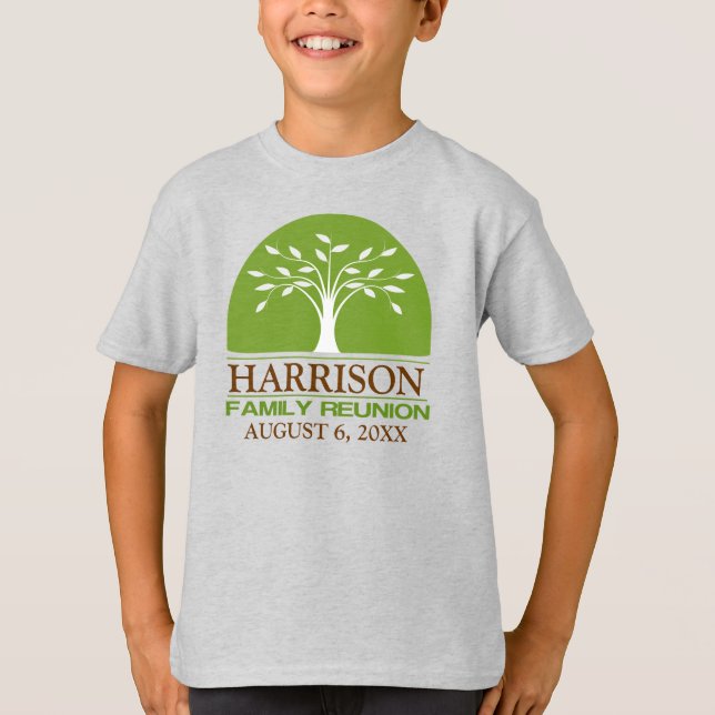 Personlig Family Reunion Shirt T-shirt (Framsida)
