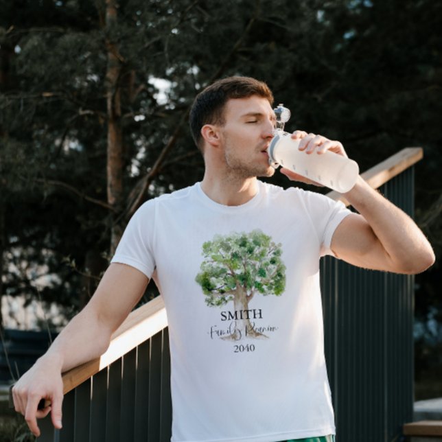 Personlig Family Reunion Träd T Shirt (Personalized family reunion t-shirt)