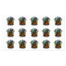 Personlig Family Sticker - hemligt hus