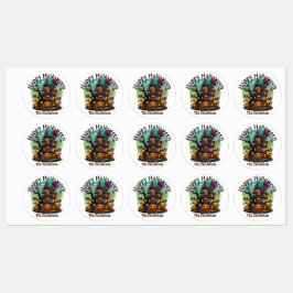 Personlig Family Sticker - hemligt hus