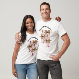 Personlig Family T-Shirt - Seven Puzzle Delar