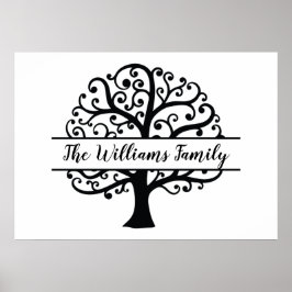 Personlig Family Träd Poster