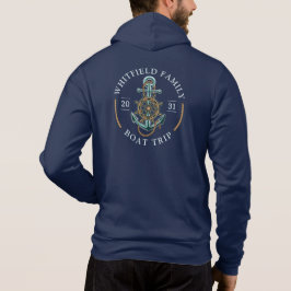 Personlig Family Vacation Boat Resa Nautical T Shirt