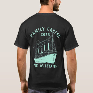 Personlig Family Vacation Cruise Frakt Resa T Shirt