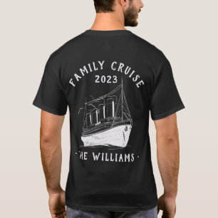 Personlig Family Vacation Cruise Frakt Resa T Shirt
