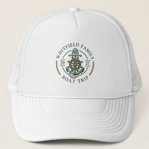 Personlig Family Vacation Nautical Boat Resa Keps