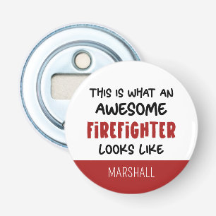 Personlig Fantastisk Firefighter Funny Firefighter Flasköppnare