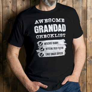 Personlig Fantastisk Grandad Funny T-Shirt