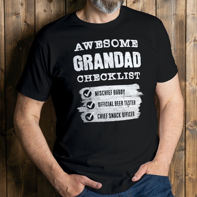 Personlig Fantastisk Grandad Funny T-Shirt (Skapare uppladdad)