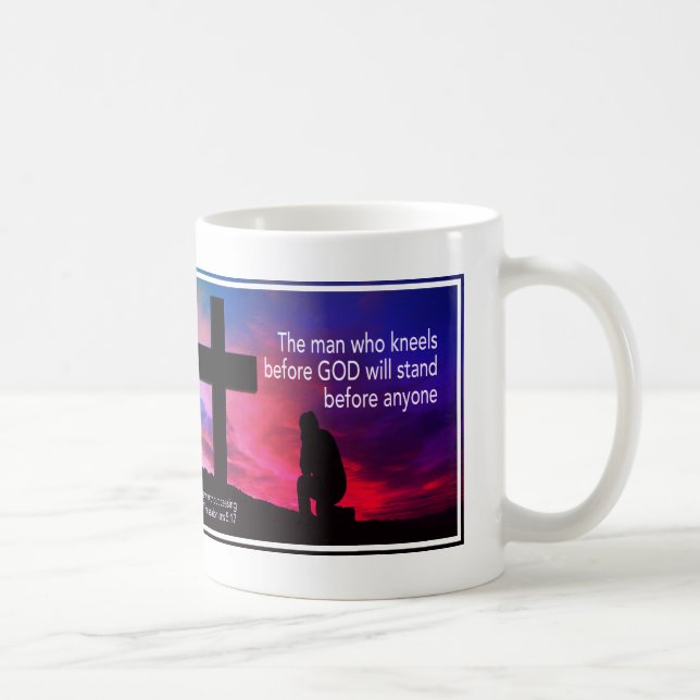 Personlig FANTASTISK PAPPA Christian Prayer Kaffemugg (Höger)