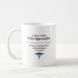 Personlig fantastisk smärtspecialistcitat kaffemugg