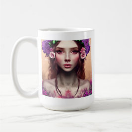 Personlig Fantasy AI Art Kaffemugg