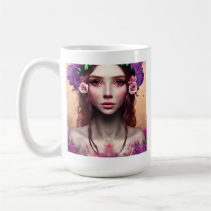Personlig Fantasy AI Art Kaffemugg
