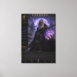 Personlig Fantasy Fader Canvas Väggkonst