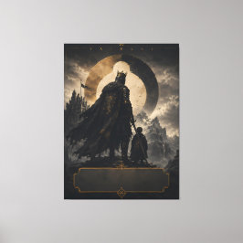 Personlig Fantasy King Far Canvas Art
