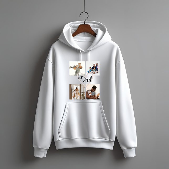 Personlig Far dag Hoodie - Superhjälten Pappa (Skapare uppladdad)