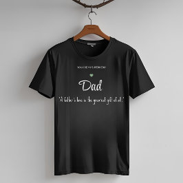 Personlig Far dag T-Shirt - Anpassningsbar Gift