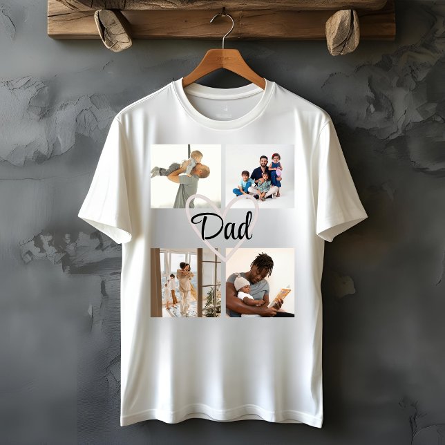 Personlig Far-dagen - Superhjälten pappa T Shirt (Skapare uppladdad)