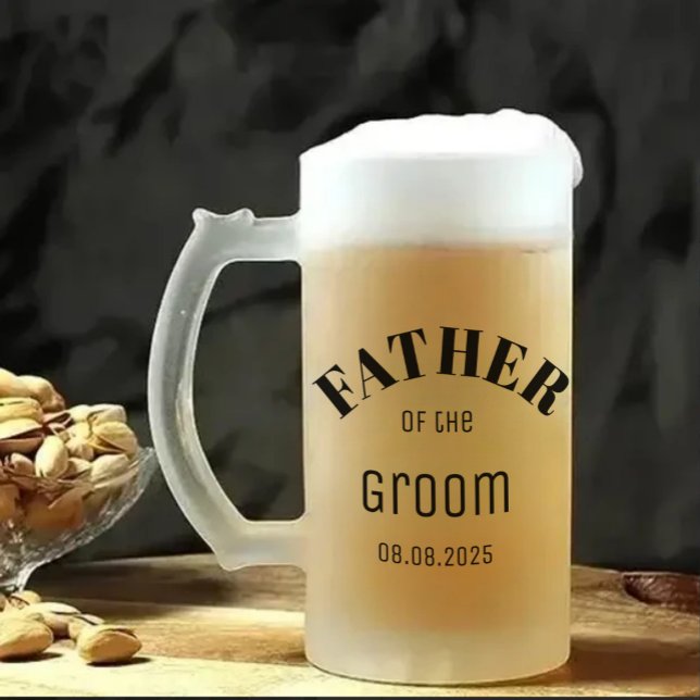 Personlig Far i Groom Beer Mugg (Skapare uppladdad)