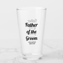 Personlig Far i Groom Glass Glaskopp