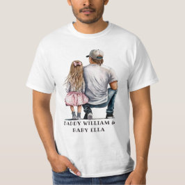 Personlig Far och dotter (4) T Shirt