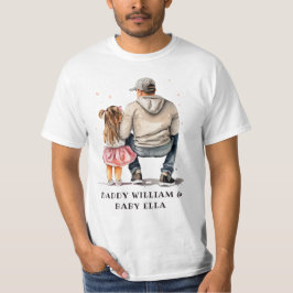 Personlig Far och dotter (6) T Shirt