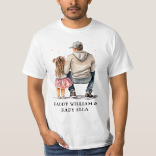 Personlig Far och dotter (6) T Shirt