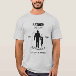 Personlig far och dotter bästa vänner för  t shirt