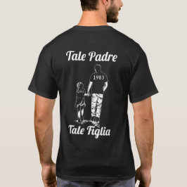 Personlig Far och dotter Namn Fars dag T Shirt