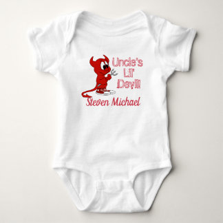 Personlig farbror's Lil Djävulen med Cute Djävulen T Shirt