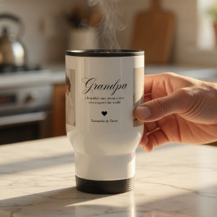 Personlig farfar Skräddarsydd foto present Resemugg