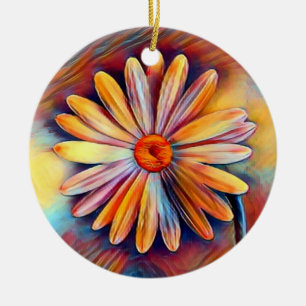 Personlig Färg Daisy Blunder jul Julgransprydnad Keramik