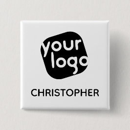 Personlig Färg Modern Add Employee Namn & Logotyp Knapp