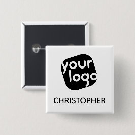 Personlig Färg Modern Add Employee Namn & Logotyp Knapp