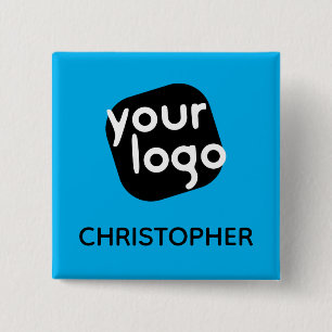 Personlig Färg Modern Add Employee Namn & Logotyp Knapp