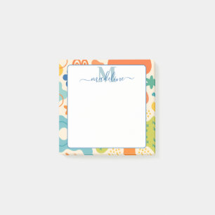 Personlig Färg Stänk Abstrakt Post-it® Notes Post-it Block