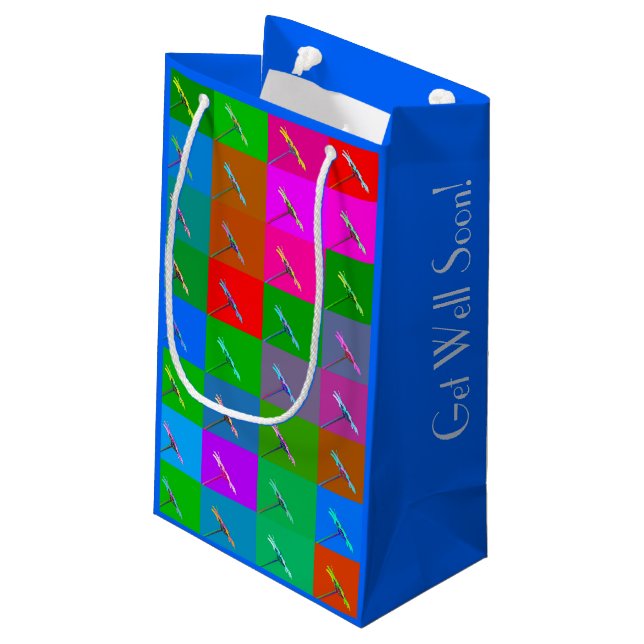 Personlig Färga Daisy Abstrakt Blommigt Art (Baksidan Vinklad)