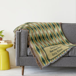 Personlig Färgat Höst löv, Abstrakt Filt