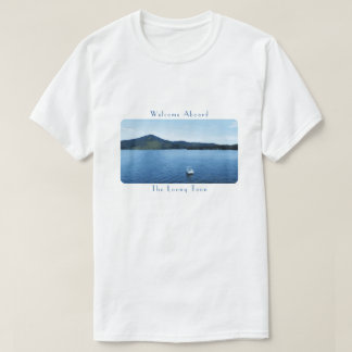 Personlig Färgbeläggning Pontoon Sjö T Shirt