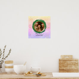 Personlig Färglös jul Poster