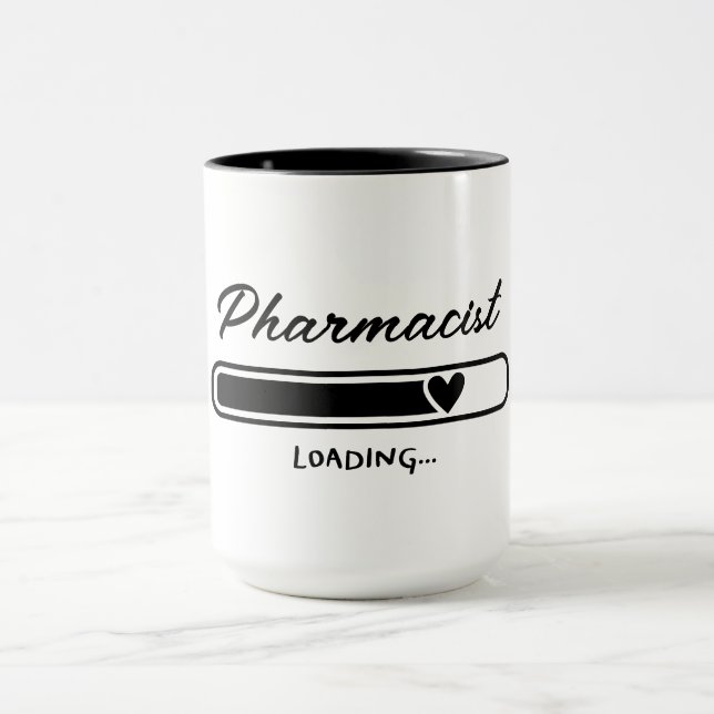 Personlig Farmaceut Framtida Farmaceutisk grad Mugg (Center)