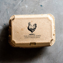 Personlig Farmhouse Fresh Egg Carton