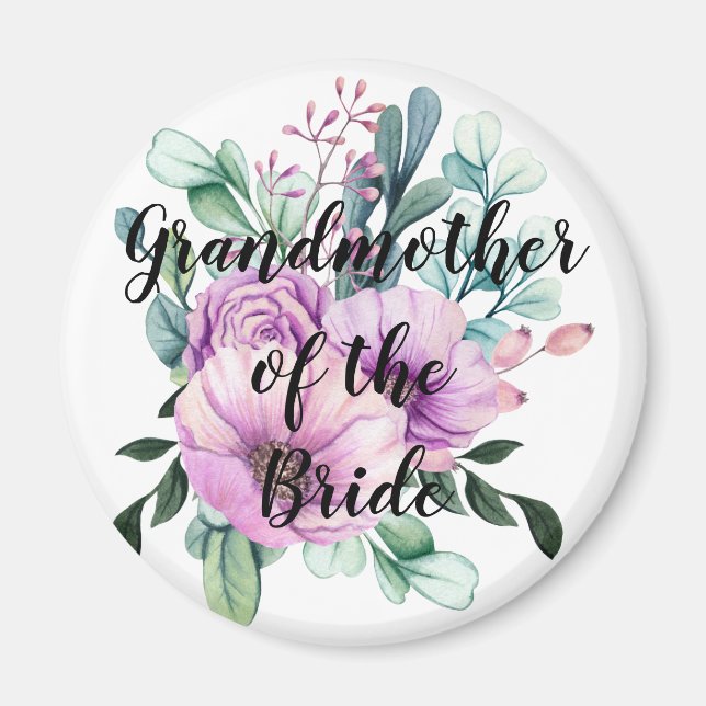 Personlig farmor från Bride Groom Magnet (Framsidan)