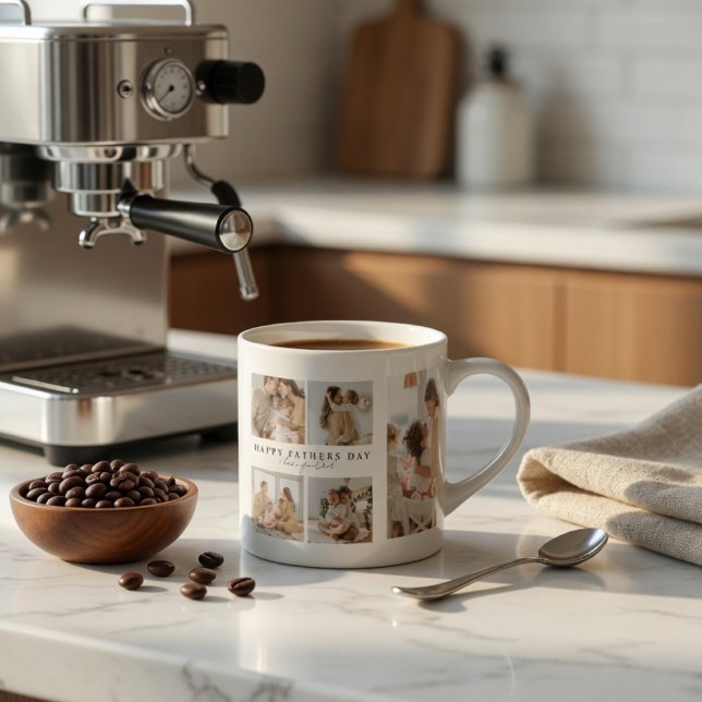 Personlig Fars Dag | Anpassad Pappagåva Espressomugg (Skapare uppladdad)