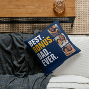 Personlig Fars dag bästa Bonus Pappa någonsin Kudde
