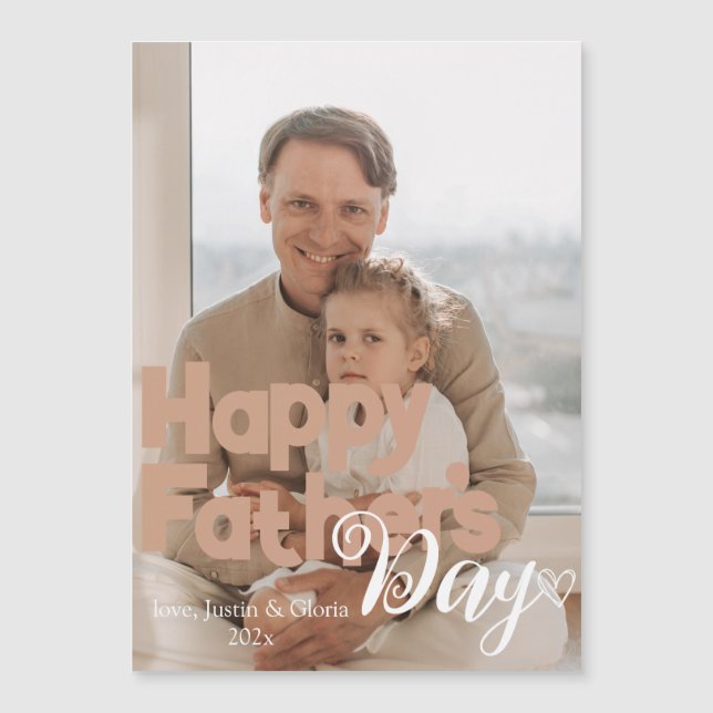 Personlig Fars dag, bästa pappa någonsin, gåva (Framsida)