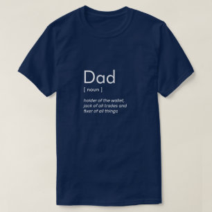 Personlig Fars dag Blue T-Shirt