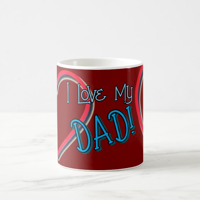 PERSONLIG FARS DAG COFFEE MUGG - RED (Center)