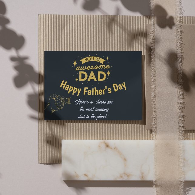 Personlig Fars dag Firande Vykort (Skapare uppladdad)