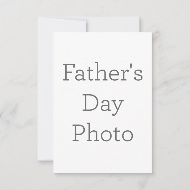 8.9 x 12.7 cm Platt Save The Date-kort (Framsida)